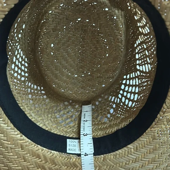Vintage Stylish Tan Straw Hat for Women